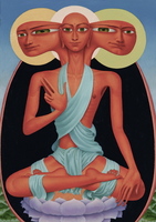 Mani Pinxit  9.5x12.5 oil on paper on panel  1990/2006
private collection