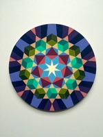 Bruno's Dice   
9"
acrylic on wood
2012
private collection